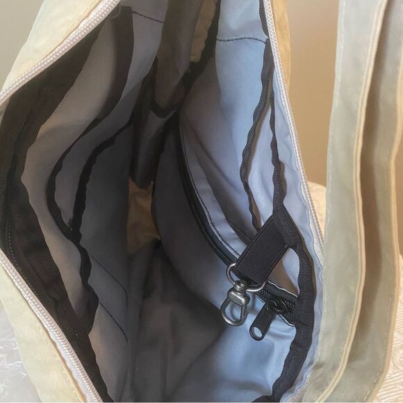 Ameribag Healthy Backpack Crossbody Sling Bag Tan Nylon Size Large Unisex - Picture 7 of 7